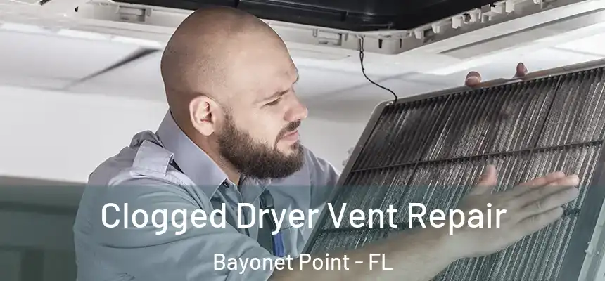 Clogged Dryer Vent Repair Bayonet Point - FL